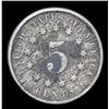 Image 3 : 1874 Shield Nickel 5c Grades vg details