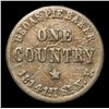 Image 3 : 1863 One Country Civil War Token 1c Grades vf++