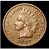 Image 2 : 1887 Indian Cent 1c Grades xf