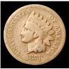 Image 2 : 1874 Indian Cent 1c Grades f, fine