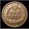 Image 3 : 1875 Indian Cent 1c Grades f, fine