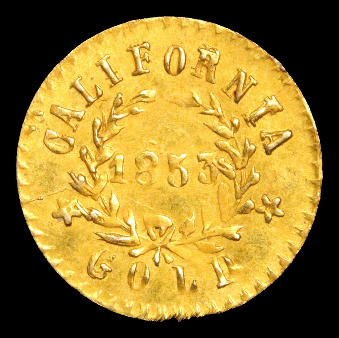 1853 California Gold Token 1 Grades Select AU 1853-california-gold-token-1-grades-select-au
