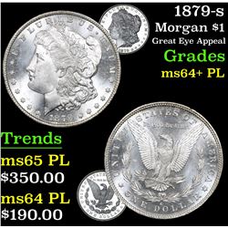 1879-s Morgan Dollar $1 Grades Choice Unc+ PL