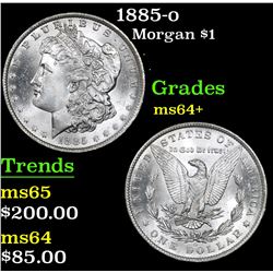 1885-o Morgan Dollar $1 Grades Choice+ Unc