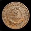 Image 3 : 1868 Two Cent Piece 2c Grades vf++