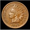 Image 2 : 1903 Indian Cent 1c Grades f+