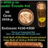 Image 1 : Full roll of 1958-p Lincoln Cents 1c Uncirculated Condition . .