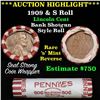 Image 1 : ***Auction Highlight*** Mixed small cents roll;  VDB reverse  & 1909-s Key Date Lincoln Ends, Wow! (