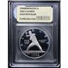 Image 2 : ***Auction Highlight*** 1992-s Olympics 'Nolan Ryan' Modern Commem Dollar $1 Graded GEM++ Proof Deep