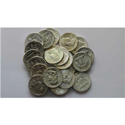 1963 D BU Franklin Half Dollars -