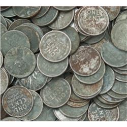 100 pcs. WWII Steel Wheat Cents -