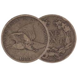 1857 Flying Eagle Cent - G-VG