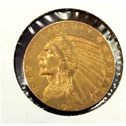 1912 $5 Gold Indian Half Eagle