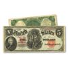 Image 1 : 1907 $5 "Woodchopper" G-VG US Note