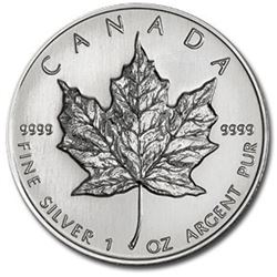 1 oz Silver Maple Leaf Random Date