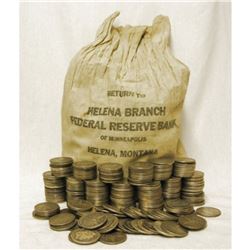 (500) Morgan Silver Dollars in Bank Bag