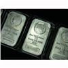 Image 1 : (3) Silver Morgan Design Bars