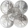 Image 1 : 1-oz. Silver Eagle 5 BU ASE