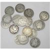 Image 1 : Lot of (20) Barber Quarters- Circulated