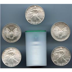 (20) Silver US Eagles - Mint Tubed