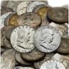 Lot (50) Franklin Half Dollars 90% Silver