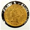 Image 1 : 1906 D $ 5 Gold Liberty