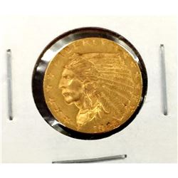 1925 D $ 2.5 Gold Indian