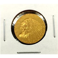 1913 $ 2.5 Gold Indian