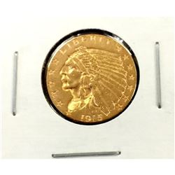 1915 $ 2.5 Gold Indian