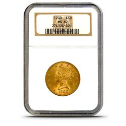 1900 MS 62 NGC $ 10 Gold Liberty