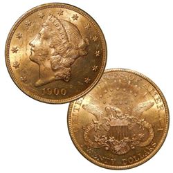 1900 P $ 20 Gold Double Eagle Liberty