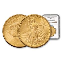 1908 NM MS 63 NGC $ 20 Gold Double Eagle