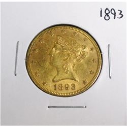 1893 $ 10 Gold Liberty Eagle