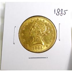 1885 $ 10 Gold Liberty