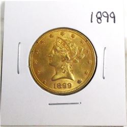 1899 $ 10 Gold Liberty