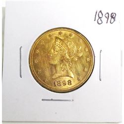 1898 $ 10 Gold Liberty