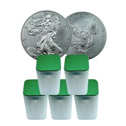 (100) Random Date US Silver Eagles