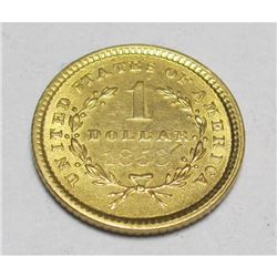 1853 $1 Gold Liberty Type 1
