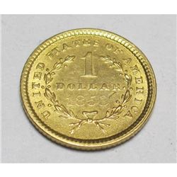 1853 $1 Gold Liberty Type 1