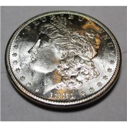 1881 s BU Morgan Silver Dollar