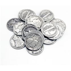 20 pcs. Mercury Dimes - 90% Silver