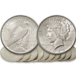 20 pcs. 1923 BU Grade Peace Silver Dollars