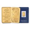 Image 1 : 2.5 Gram Pamp Suisse Gold Ingot on Card