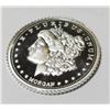 Image 1 : 1 gram Morgan Design Silver Round