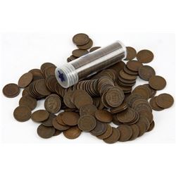 50 pcs. Indian Head Cents in Roll - AG-VG plus