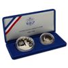 Image 1 : 1986 USA Statue of Liberty 2 coin Set