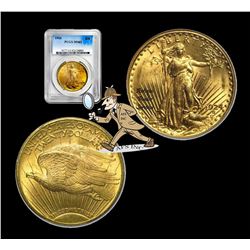 1924 MS 63 PCGS $20 Gold Saint Gaudens