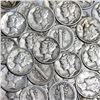 Image 2 : Lot of (100) Mercury Dimes -90% Silver