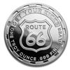 Image 1 : Route 66 Design 1 oz Silver Round .999 pure