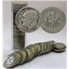 Image 1 : 100 pcs. 2 rolls Roosevelt Dimes 90% Silver
